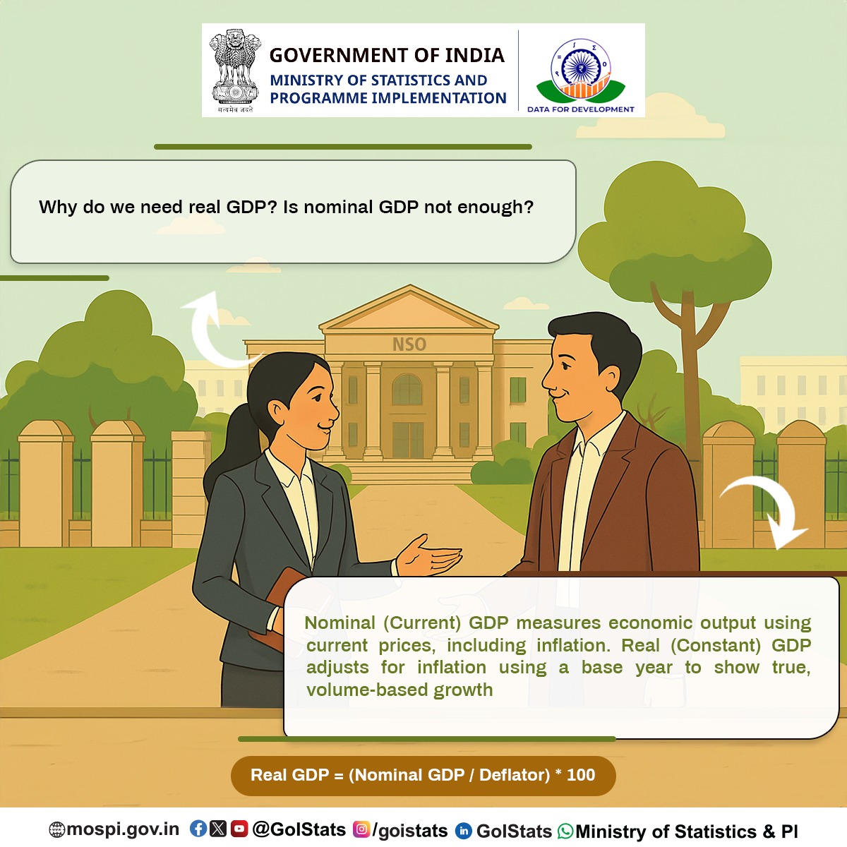 Ministry of Statistics & Programme Implementation tweet media