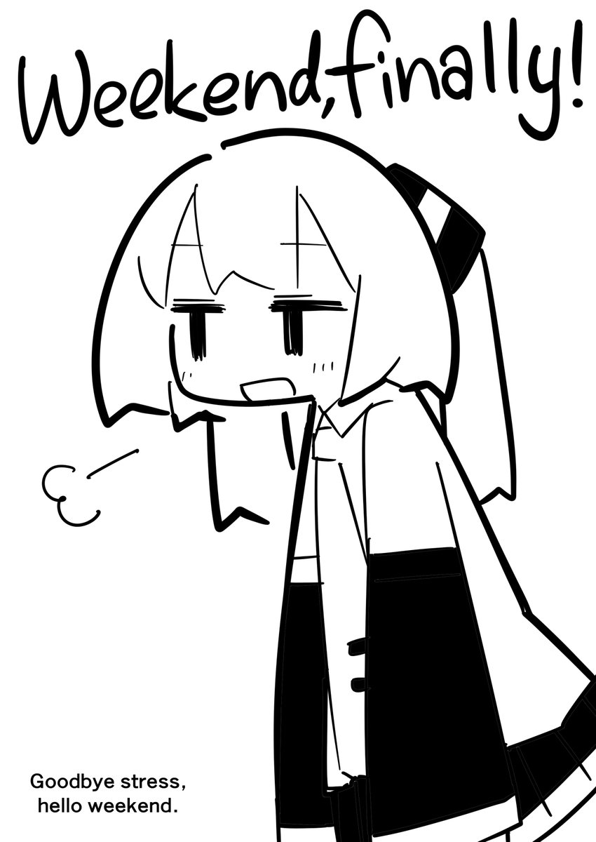 やっとこ週末だ!✨ 
