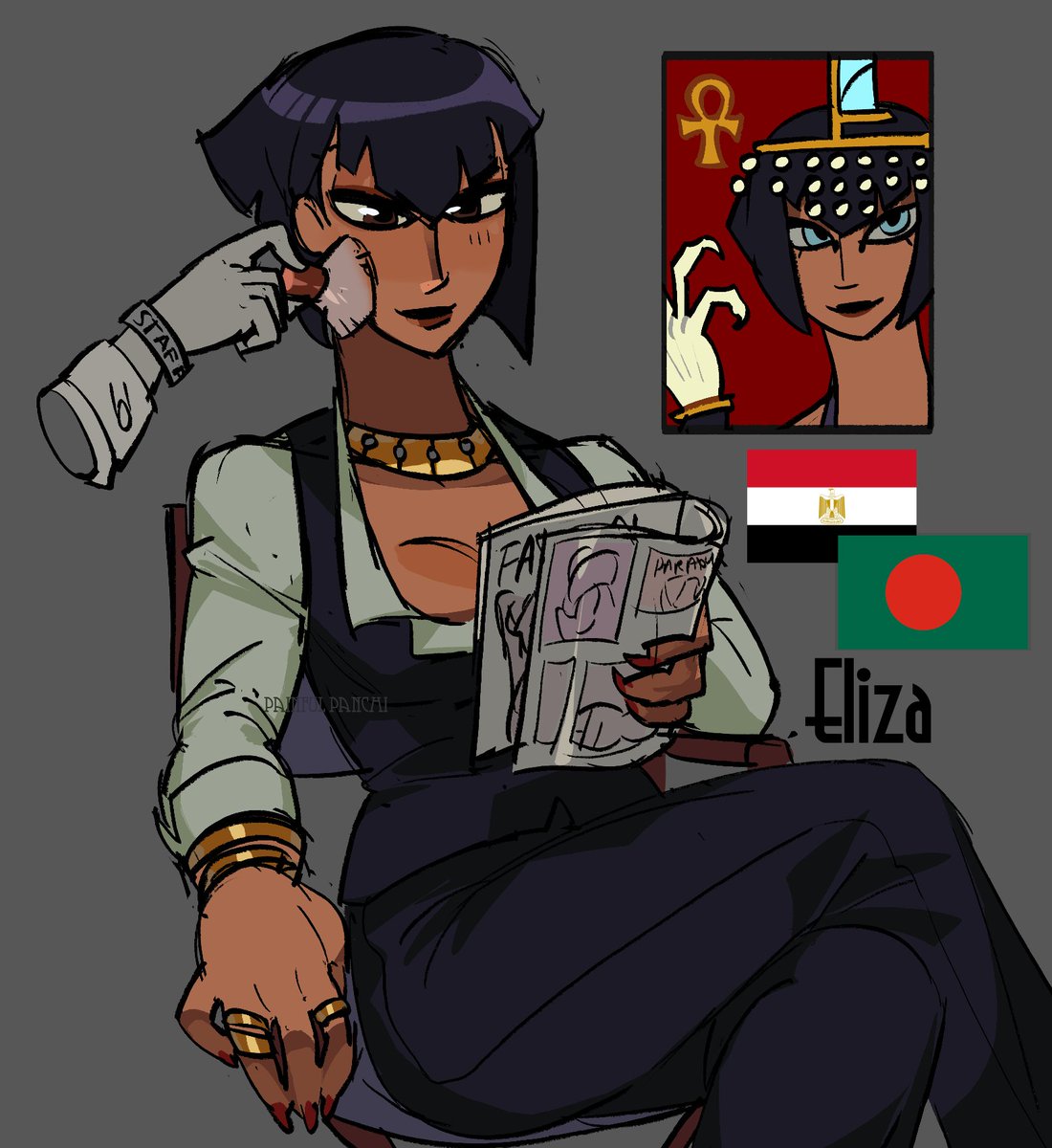 not much difference 
#Skullgirls  #skullgirlsfanarts