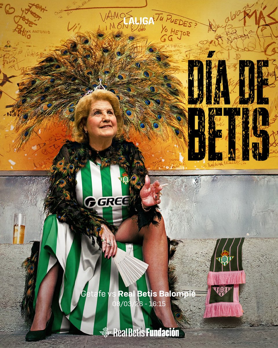 Hoy es diferente... ¡hoy es #DíadeBetis! 💚💜

#SemanaMujerBética