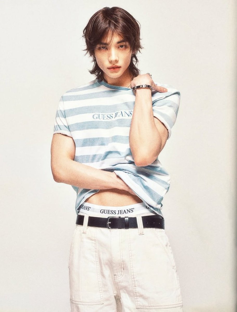 Stray Kids' Hyunjin has been announced as the new global ambassador for GUESS JEANS.