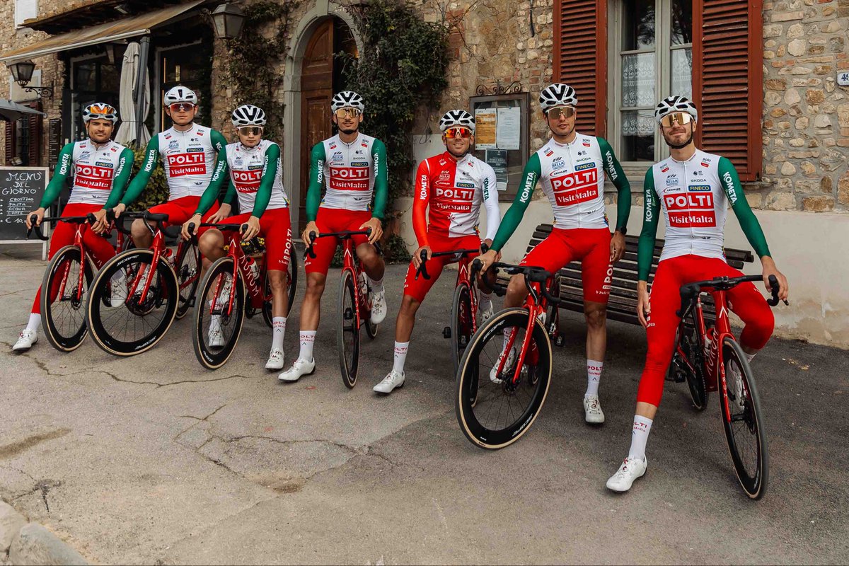 teampolti's tweet photo. Last ride before #StradeBianche 🇮🇹❤️ https://t.co/xo4jeT10xM