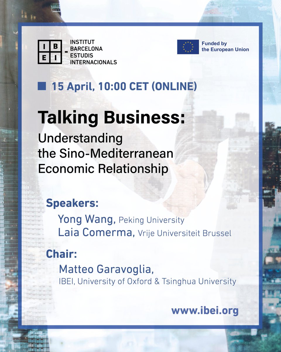 Institut Barcelona d'Estudis Internacionals tweet media