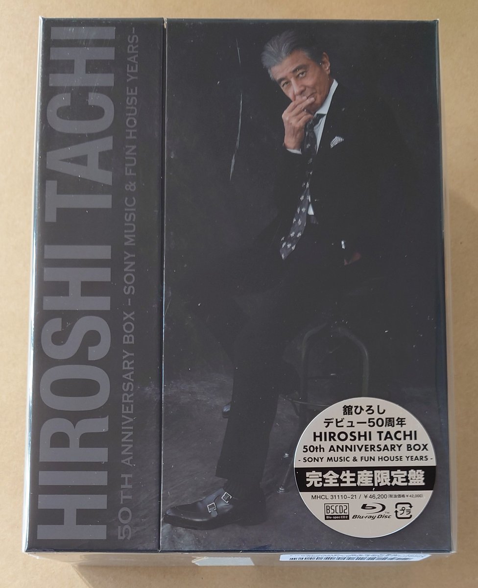 舘ひろし デビュー50周年 HIROSHI TACHI 50th ANNIVERSARY BOX 直筆