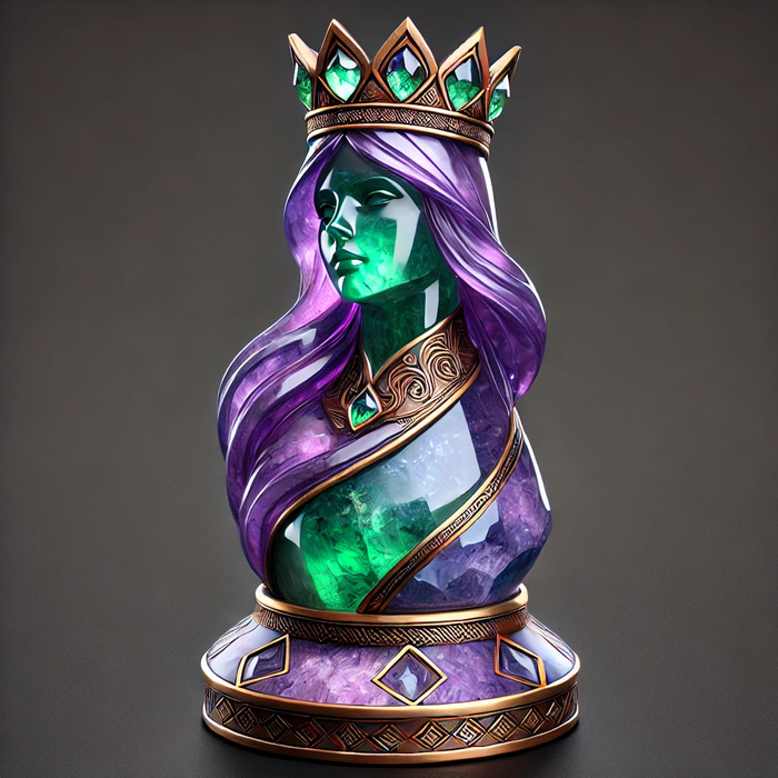 XRPCHESS's tweet image. Good Morning &amp;amp; Happy Friday!

The Queen doesn’t rush the board...
She sees every line, every move, every possibility.

Emerald vision.
Royal strategy.
Cosmic awareness.

Power isn’t loud…
it’s knowing exactly when to move.

Stay patient. Stay sovereign.

#XRPCHESS #XRPL #QUEENS