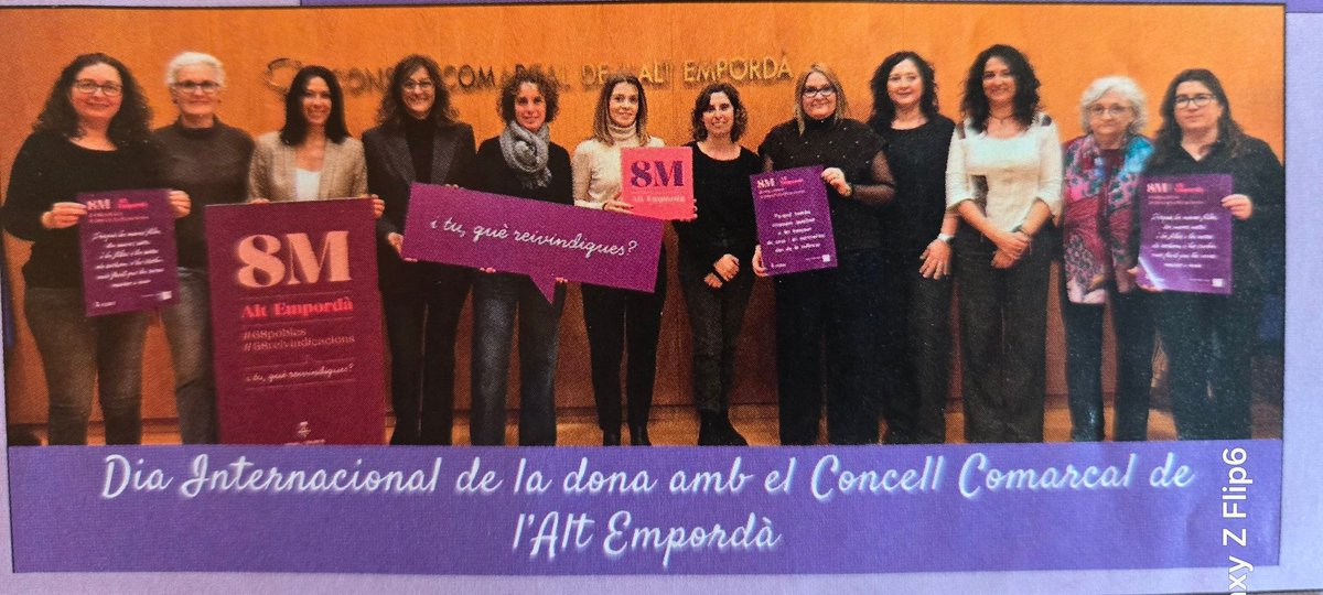 eva_unge's tweet photo. El 8M és el dia de la Dona, avui i cada dia és el dia de la dona. 
Consell Comarcal Alt Empordà ERC. https://t.co/2LGJBMWQ0s