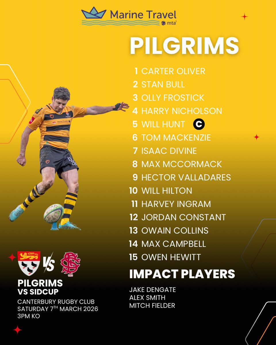 cantrugby's tweet photo. 📋 TEAM SHEETS ARE LIVE

🔙 Will Hilton returns from injury and starts at 10
🏆Canons look to take last weeks HUGE win on the road 
🎉 Deacons are back on home soil focus and fired up! 🏠 Top of the table Zingari are back at home 
#oneclub #getbehindus https://t.co/SHH2Dz4Aae