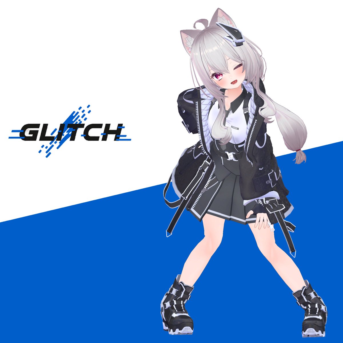 attica_vrc's tweet photo. 新作衣装 Glitch をめいゆんちゃん対応しました！
ぜひ見てやってください！！
https://t.co/Dwi51Z2iGH

⭐リリースセール⭐
～3/15(日) 23:59
- 単体: 1400 -> 1200円

🎁フォロー &amp; RP プレゼント
フルセットを 2名様にプレゼント！
～ 3/7(土）23:59 https://t.co/II7kjOg2zw