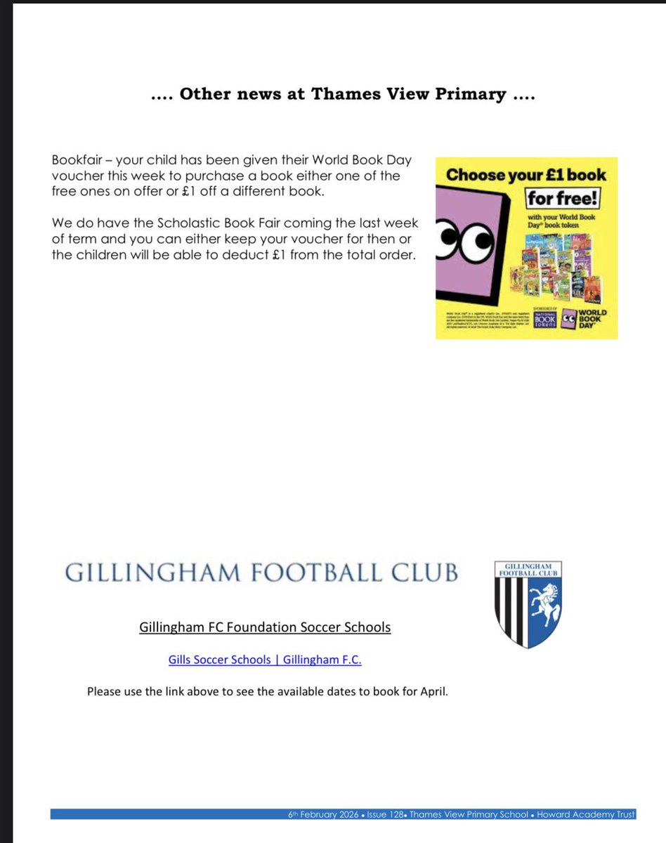 Thames View Primary School tweet media