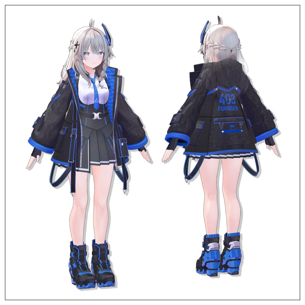 新作衣装 Glitch をめいゆんちゃん対応しました！
ぜひ見てやってください！！
attic.booth.pm/items/8010478

⭐リリースセール⭐
～3/15(日) 23:59
- 単体: 1400 -> 1200円

🎁フォロー &amp; RP プレゼント
フルセットを 2名様にプレゼント！
～ 3/7(土）23:59