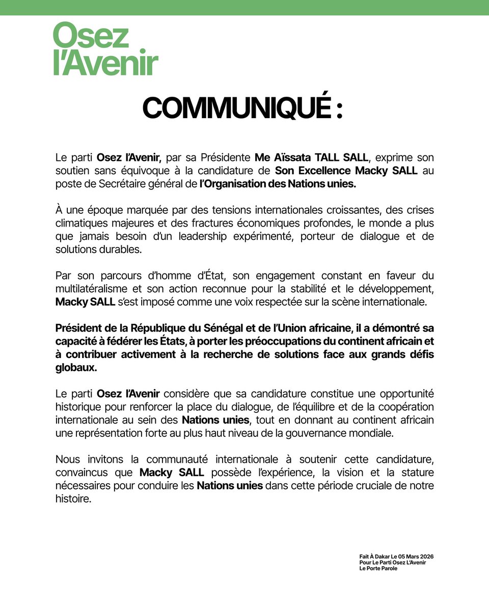 Aïssata Tall Sall tweet media