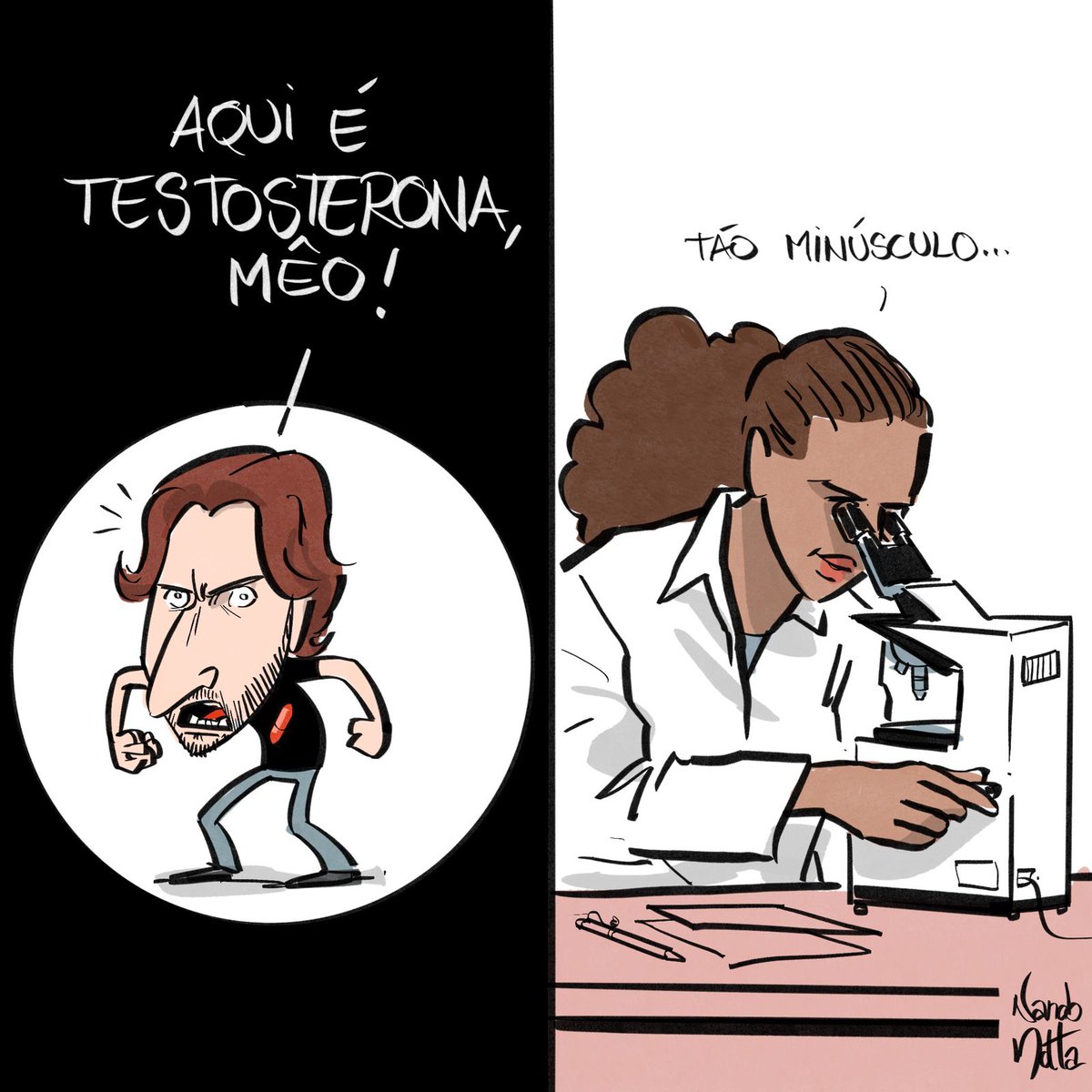 Sobre machismo - Por <a href="/desenhosdonando/">Nando Motta</a>