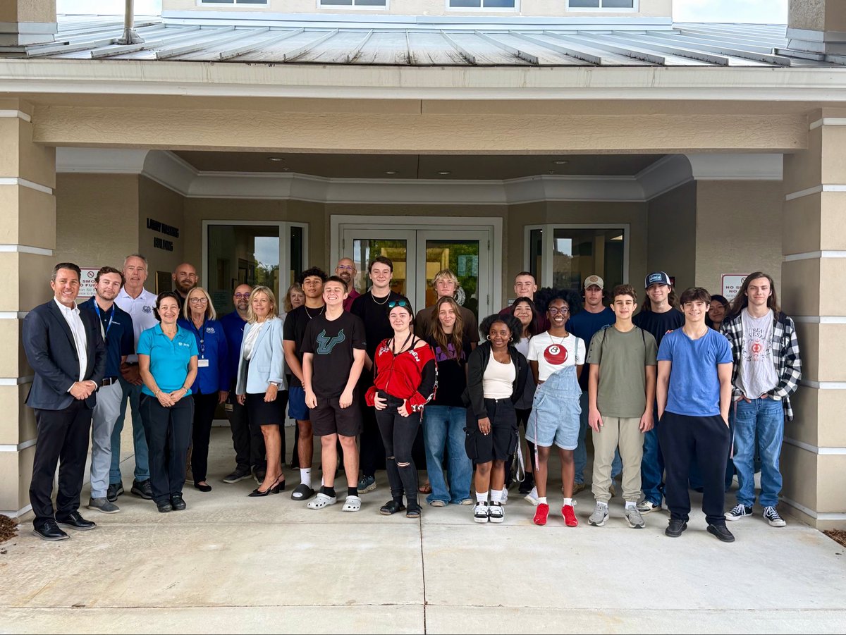 MorgantiGroup's tweet photo. Yesterday we took the students from South Fork High School that are participating in the ACE Mentor Program on a field trip to the Martin County Building Department. https://t.co/y8AjhONRJW