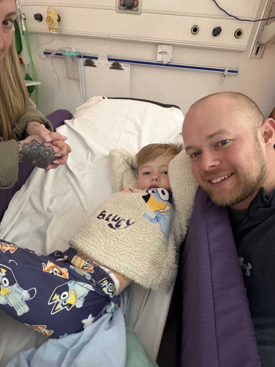 So proud of my boy ❤️ not been fussed once, a lot braver than his old man.