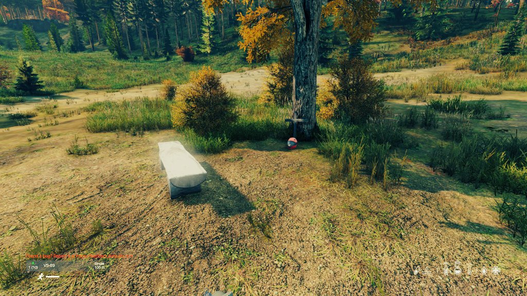 bockmann78's tweet photo. Saavuin vahingossa tähän paikkaan, ja huomasin ristin ja kypärän. Tietääkö joku tämän paikan tarinaa?
#dayz https://t.co/1VV9r1KPxU
