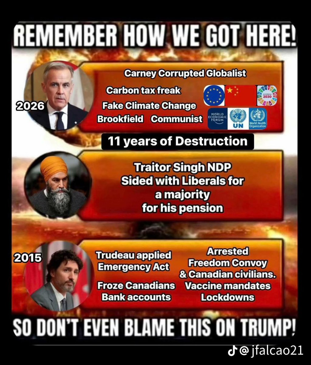 REMEMBER HOW WE GOT HERE....SO DONT BLAME DONALD TRUMP....Canada is where it's  at because our government brought us to this point.