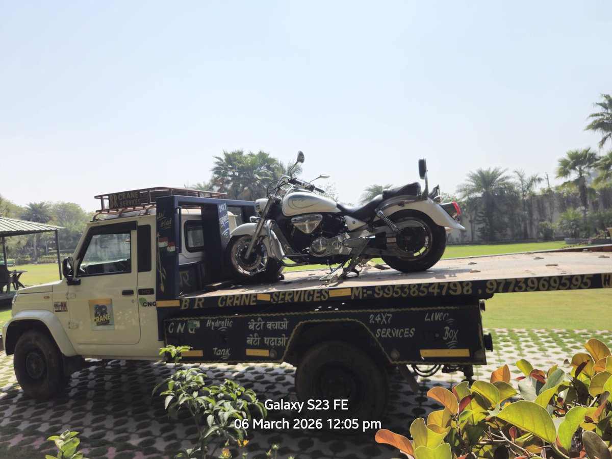 brcrane1's tweet photo. Bike Broke Down? Don’t Worry – B R Crane Services
Our Bike Towing Service is fast, reliable, and available whenever you need us
📞 +91-+91-9953854798/ 9821834393
📧 brcraneservice@gmail.com
🌐 https://t.co/80Y1bEDbIC
#BRCraneService #Gurugram #towingcrane #BikeTowing #Crane https://t.co/PGmcCL4CFe