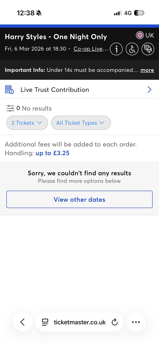 KlSSALLTHETlME's tweet photo. how the harry styles ono ticket search has me https://t.co/2MBSDxdG8S