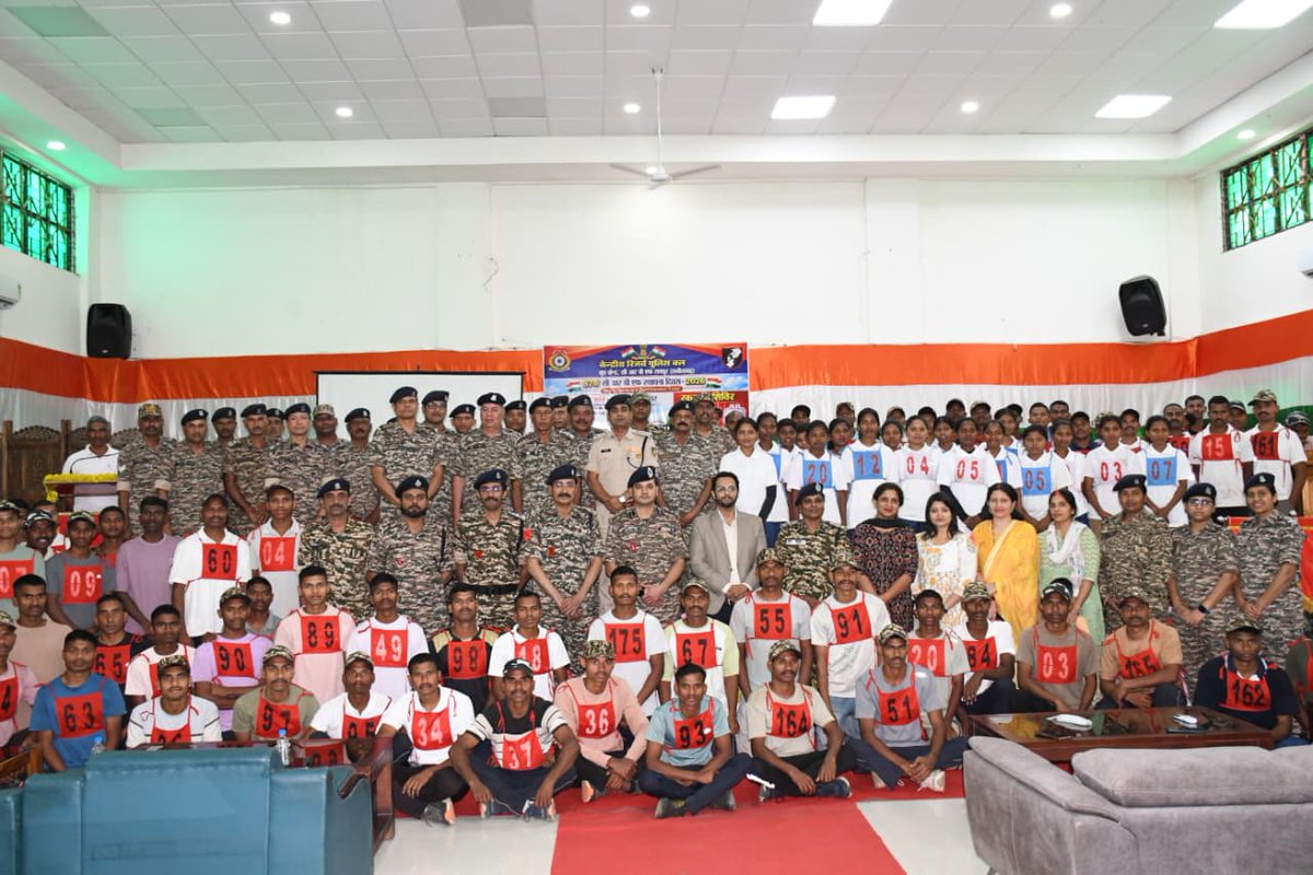 On the occasion of the 87th CRPF Day, #GCRaipur organized a Health Camp where mental health screening and counselling were conducted by Dr. S. Khan (Civil Psychiatrist), focusing on the well-being and mental resilience of personnel.
<a href="/crpfindia/">🇮🇳CRPF🇮🇳</a>
<a href="/CentralZoneCrpf/">Central Zone CRPF 🇮🇳</a>
<a href="/cgsectorcrpf/">Chhattisgarh Sector CRPF</a>