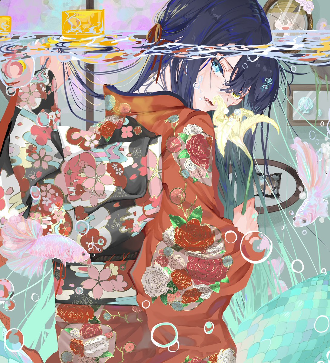 わたたべの汐莉さんです！
少し修整したので上げ直しました
雑なところが多いです
#わたたべ　#watatabe