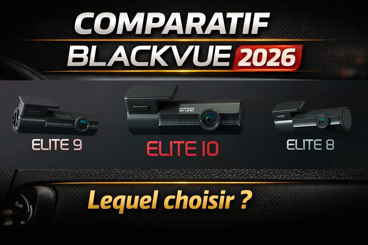 BlackVueFr's tweet photo. NOUVEAUTÉ 2026 – Le comparatif ultime des dashcams BlackVue est là ! https://t.co/csOIHK5AdJ https://t.co/XKCK2uQgHh