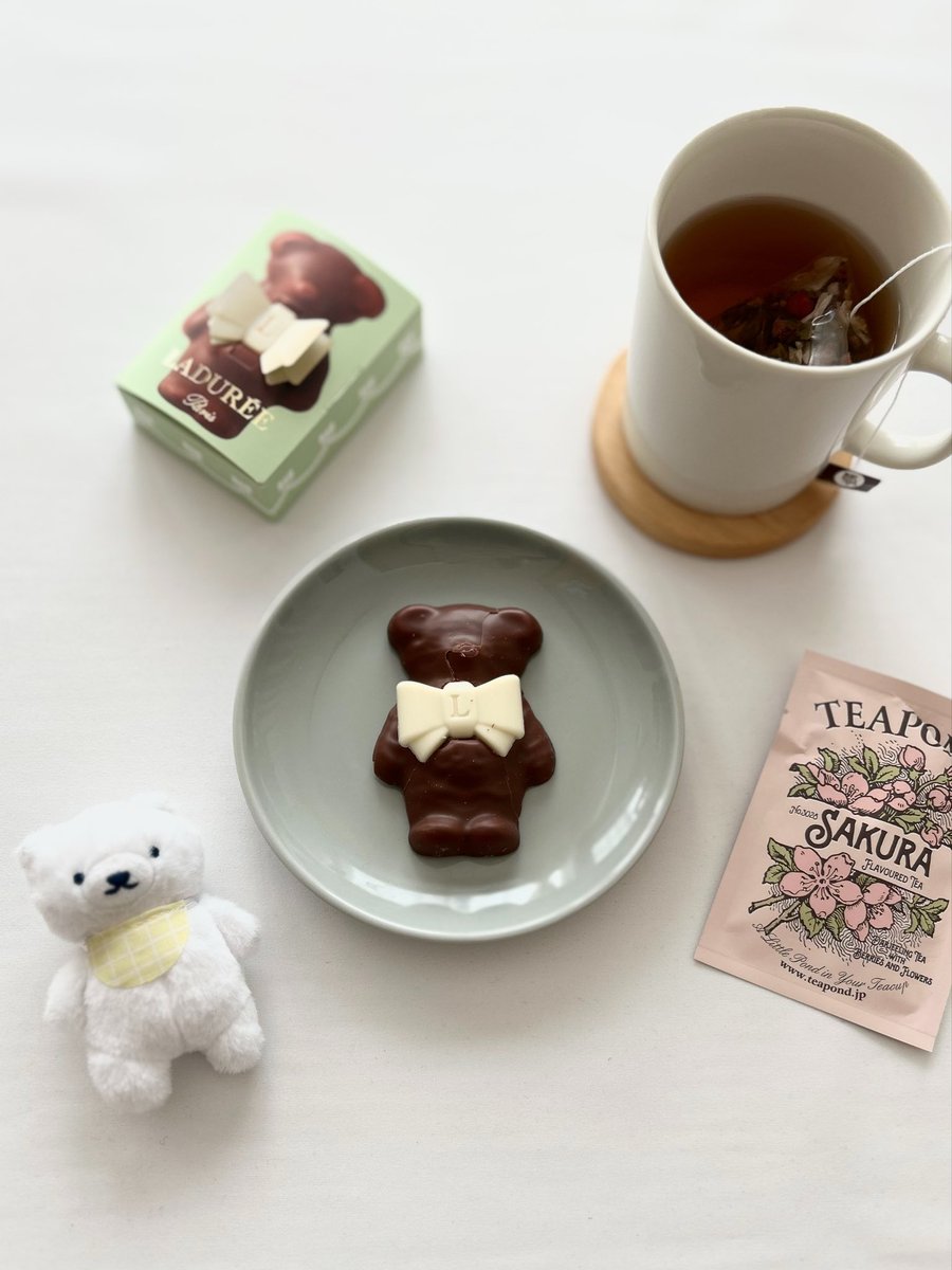 x469maru's tweet photo. teabearくまちゃんにいただいて、大切に取っておいたお菓子とお茶🐻☕️をついに開封したʕ ›ᴥ‹ ʔ！ めちゃくちゃ美味しかったʕ｡•ᴥ•｡ʔ♪ｳﾌﾌ https://t.co/r1Hw6h3tYP