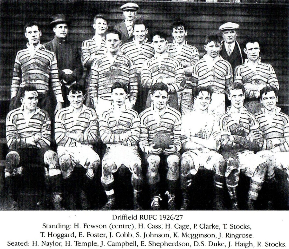 Driffrugby's tweet photo. In 1926, a group of men stood united, boots muddy and hearts full of pride. They were building something special, unaware it would last a century.

This is where it all started.

#centenary #rugbyhistory #drufc #yorkshirerugby https://t.co/IfQOo7Ops1