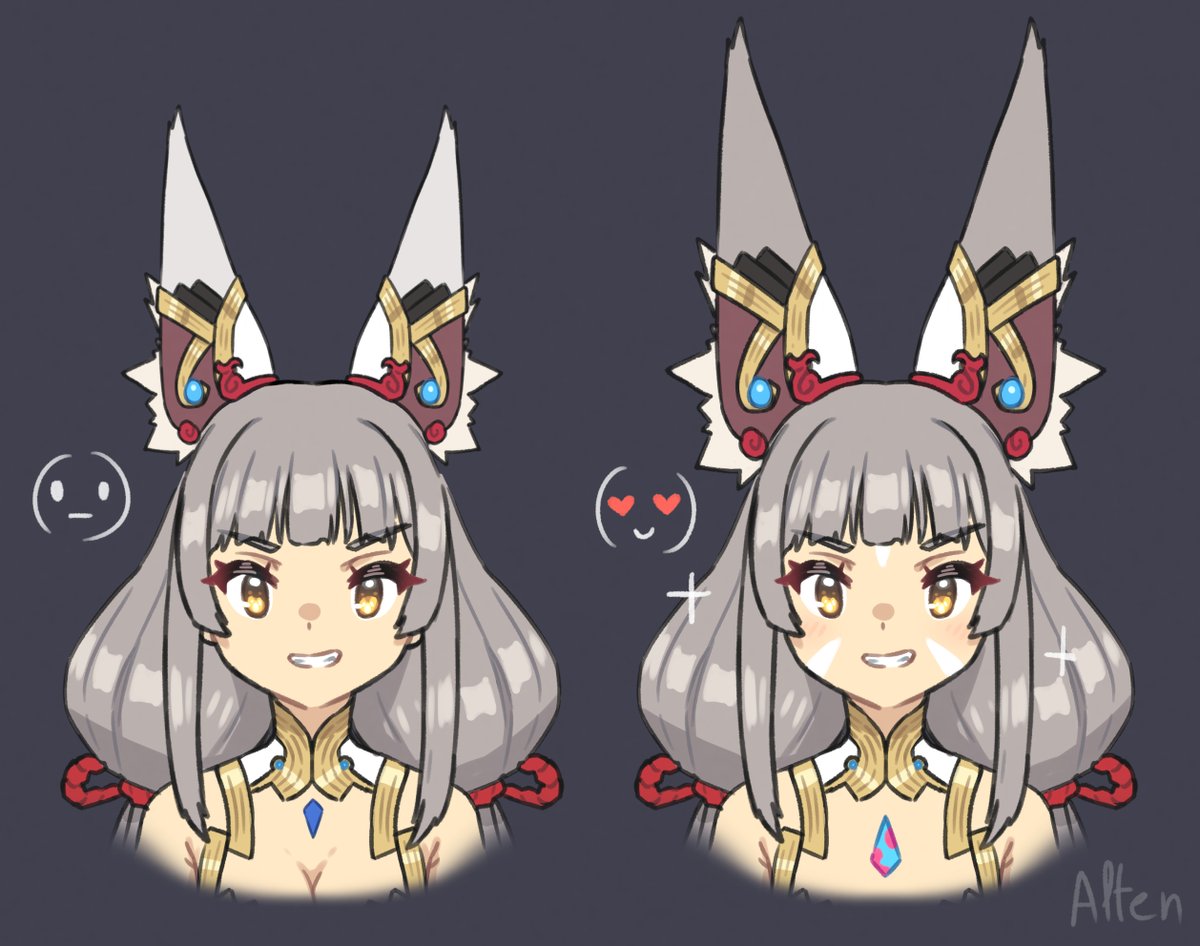 al10arc's tweet photo. blade nia fanart oddities vs how i draw her 🐱

subtle yet meaningful differences.. https://t.co/nHDBJ9ONDb