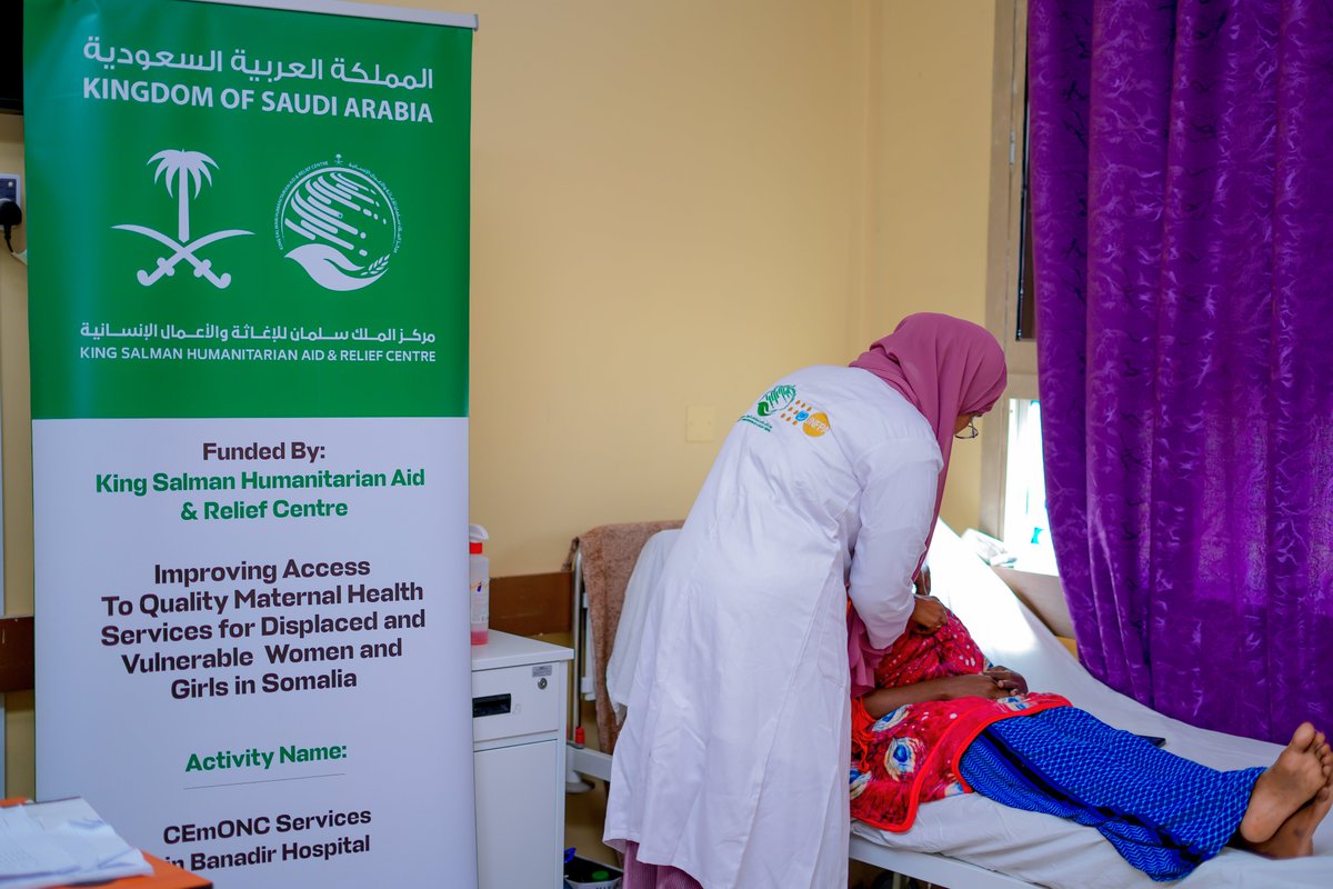 physiciansac's tweet photo. Safe motherhood saves lives. 🤱💚

With support from KSrelief and partners PAC, MoH–FGS &amp; UNFPA, CEmONC services are improving maternal and newborn care at Banadir &amp; Daynile Hospitals.

#PAC #KSrelief #UNFPA #MaternalHealth #Somalia https://t.co/Eeeuct8sP4