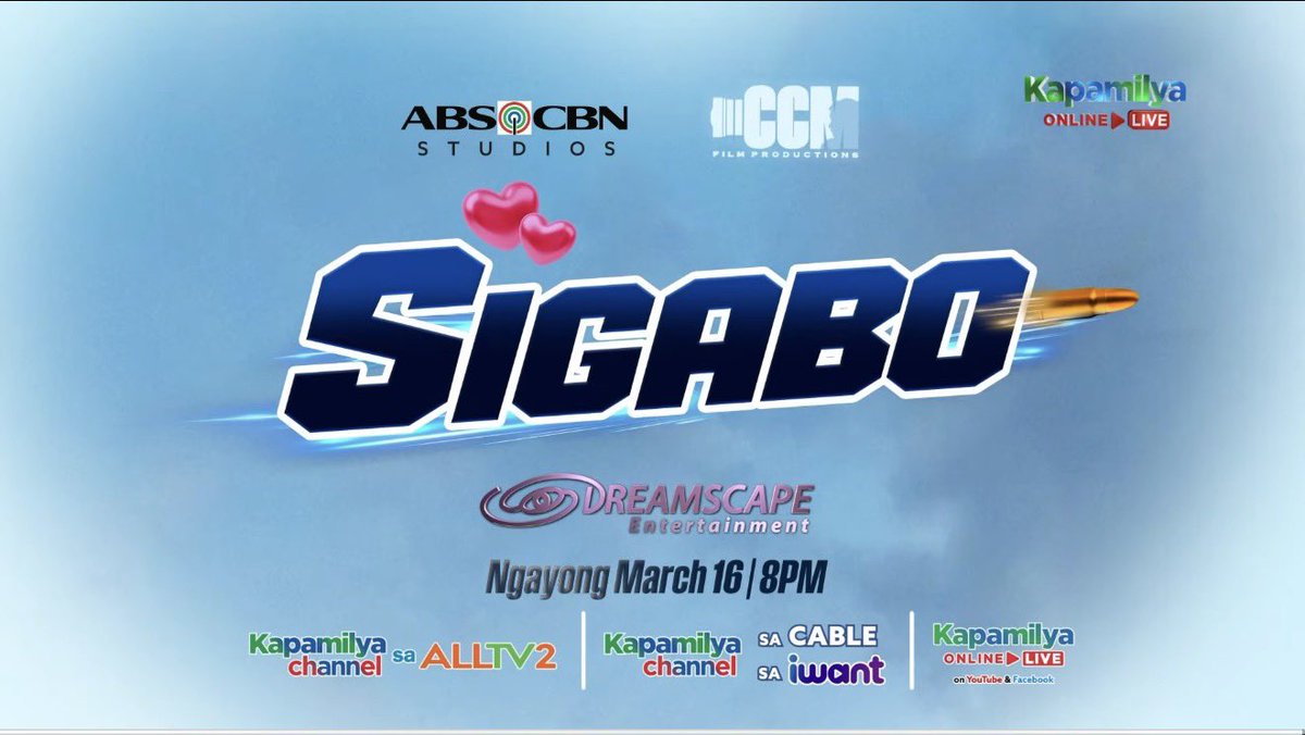 Ang Hari ng Primetime Coco Martin!
At ang Prime Actress Julia Montes! 

May misyon, ang hulihin ang puso mo. Abangan ang kanilang pasabog na LOVEanan! 

Coco Martin’s #SIGABO
Ngayong March 16 na sa ating PrimetimeBida