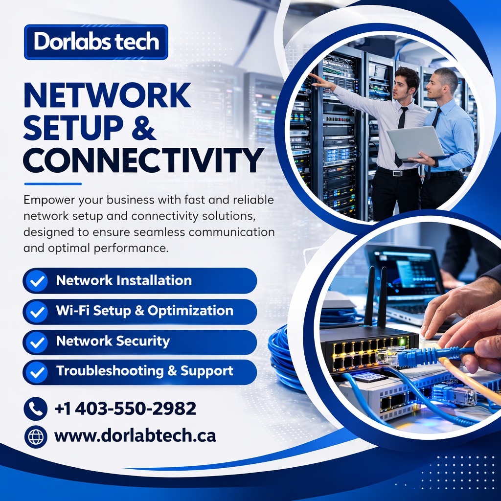 dorlabs74103's tweet image. Upgrade your business network with Dorlabs Tech 🌐
Professional Network Installation, Wi-Fi Setup, Security &amp;amp; Troubleshooting for fast and reliable connectivity.

📞 +1 403-550-2982
🌐 dorlabtech.ca

#NetworkSetup #WiFi #ITSupport #NetworkSecurity