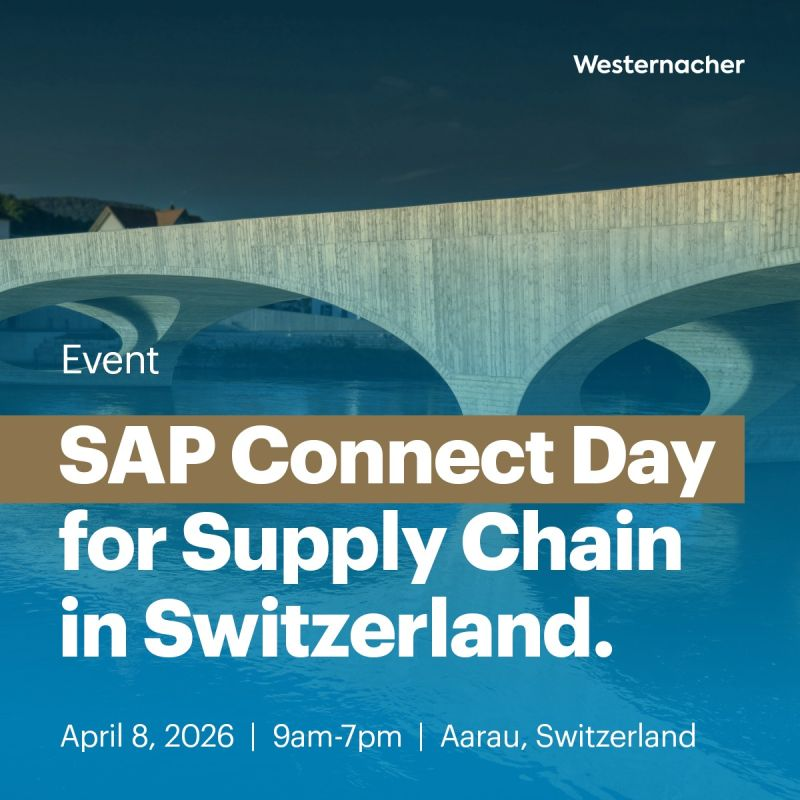 WesternacherCON's tweet photo. Westernacher Consulting at SAP Connect Day for Supply Chain Switzerland. Join us on April 8 in Aarau for keynotes, customer stories, and interactive sessions with SAP experts. With 30+ years of SAP experience, we’ll share strategies that work.
[https://t.co/CoWV9q1Zg7]
#SAP #sap https://t.co/UhBDbtvNmY