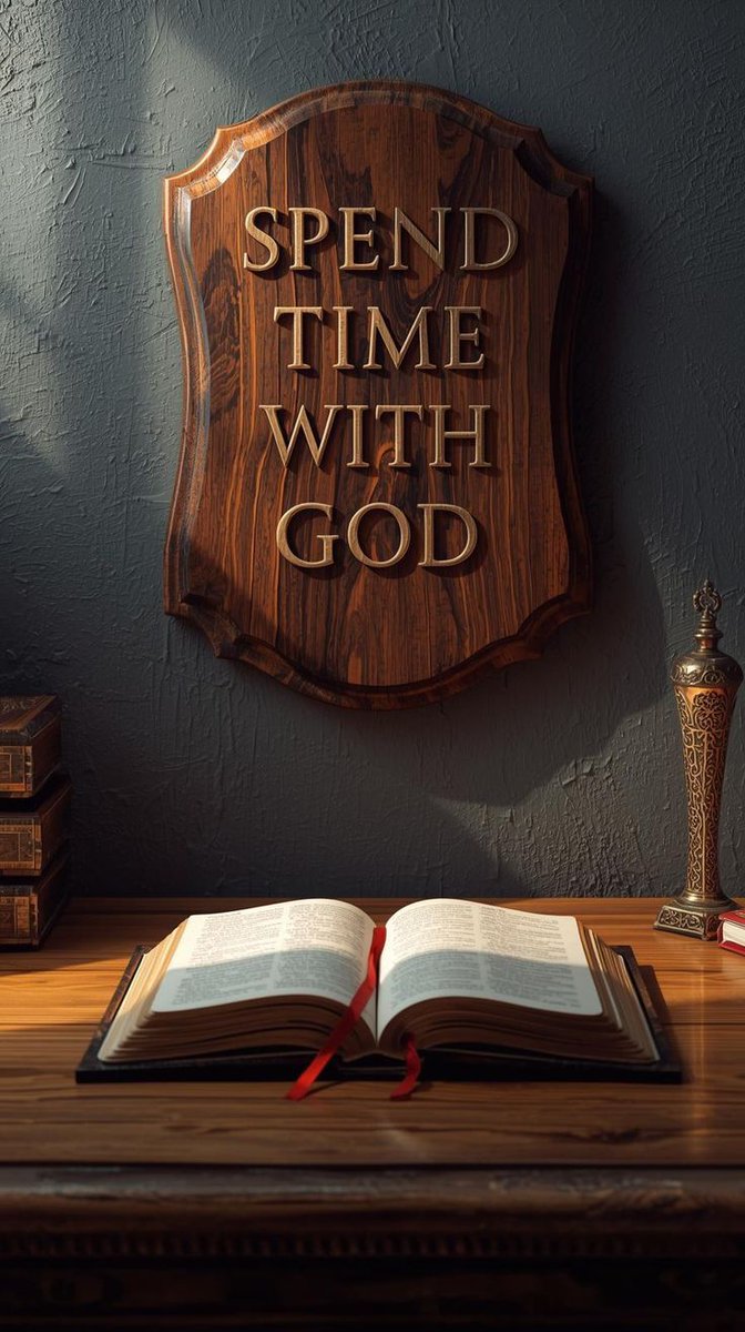 SPEND TIME WITH GOD

The strongest believers are not those who talk about God the most…
They are the ones who spend time with Him daily.

Prayer changes things.

Silence before God brings direction.
Time in His presence brings power.
Even Moses encountered God while he was alone