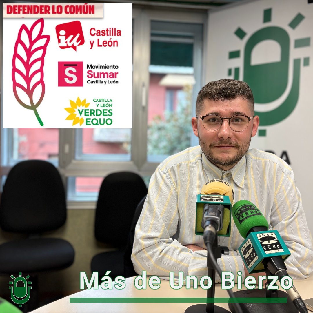 ondabierzo's tweet photo. 🗳️ El lacianiego Sergio Carro es el número uno de la lista por León, a las elecciones autonómicas del día 15. En esta entrevistas nos cuenta las propuestas de la Coalición @iuleon, @Sumar_Leon y @EQUOcyl. https://t.co/xHmEvHtYs7 https://t.co/xcMibH2Htf