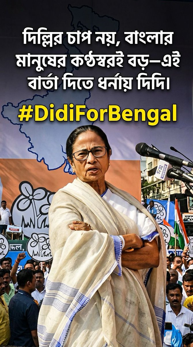AsitAITC190's tweet photo. The Battle for Democracy: Didi Leads the Way #DidiForBengal https://t.co/ZIL80LGK6h