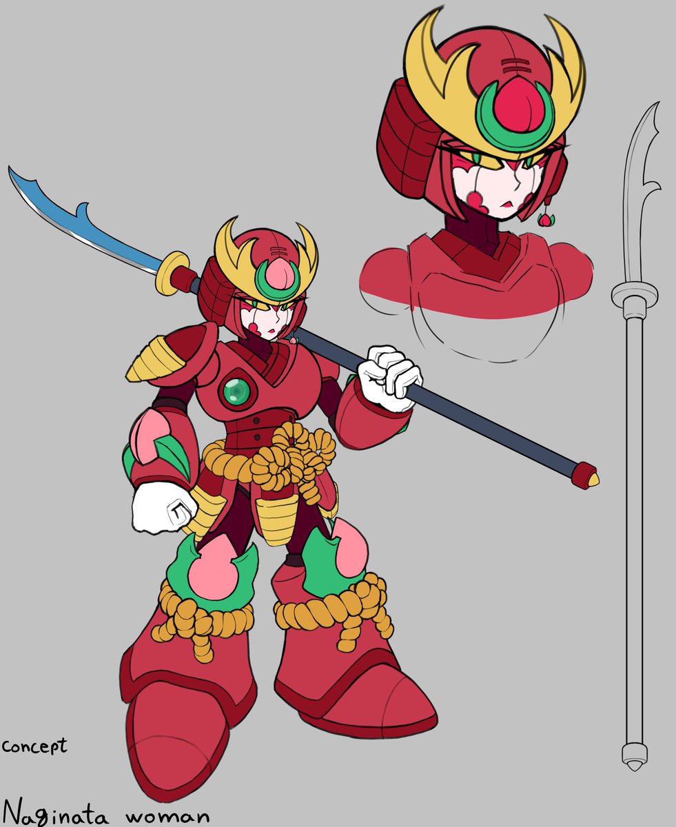 iregyuradabii's tweet photo. Let me take this opportunity to show four Robot Masters I designed back in 2024  
#MegaMan #ロックマン https://t.co/lQL5zvdFXz