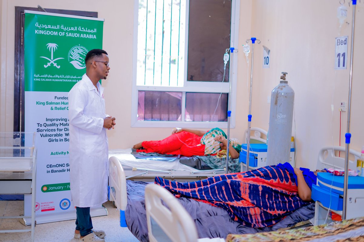 physiciansac's tweet photo. Safe motherhood saves lives. 🤱💚

With support from KSrelief and partners PAC, MoH–FGS &amp; UNFPA, CEmONC services are improving maternal and newborn care at Banadir &amp; Daynile Hospitals.

#PAC #KSrelief #UNFPA #MaternalHealth #Somalia https://t.co/v5fP0iwlnR