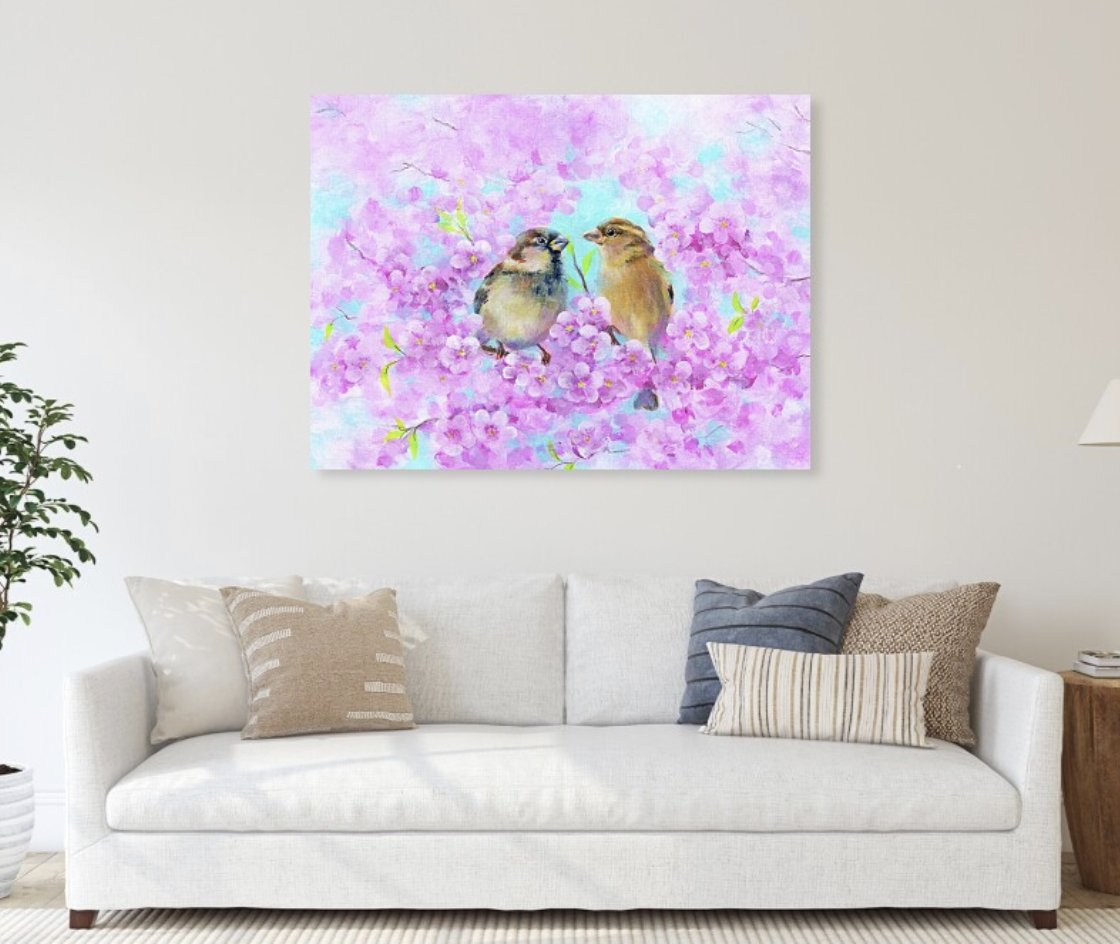 KarenKaspar1's tweet photo. And here is the finished painting - Two sparrows in a blossoming cherry tree - acrylic on paper
--> prints and more available here: https://t.co/I5s3ttX3su
#FirstFridayArtWalk #sparrow #cherryblossom #art #painting #birds #BirdArt #nature #cute #animals #love #spring #romance https://t.co/wPethcTAwk