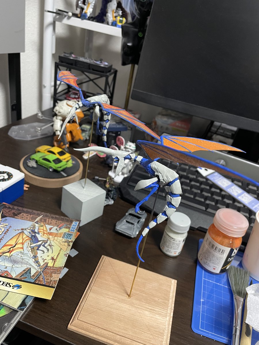 大きいの入れて3体目のブルードラゴン作ってる