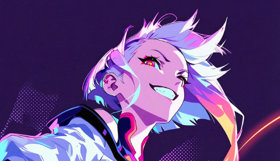 knightama's tweet photo. Lucy Kushinada #cyberpunkedgerunners
