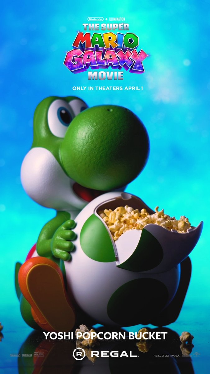ヨッシー ポップコーンバケット #映画スーパーマリオギャラクシー