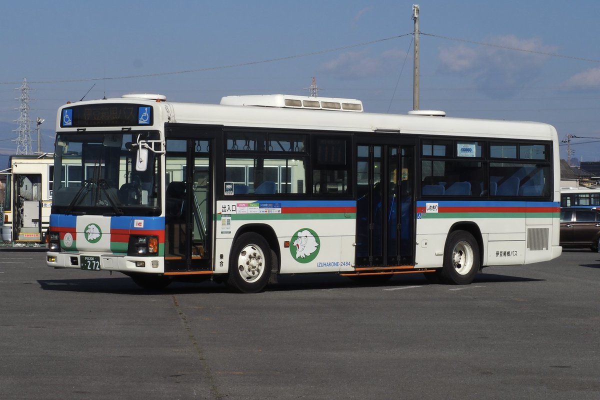 伊豆箱根バス 2484 伊豆200か272 KL-LV280N1 いすゞエルガ ※元.西武