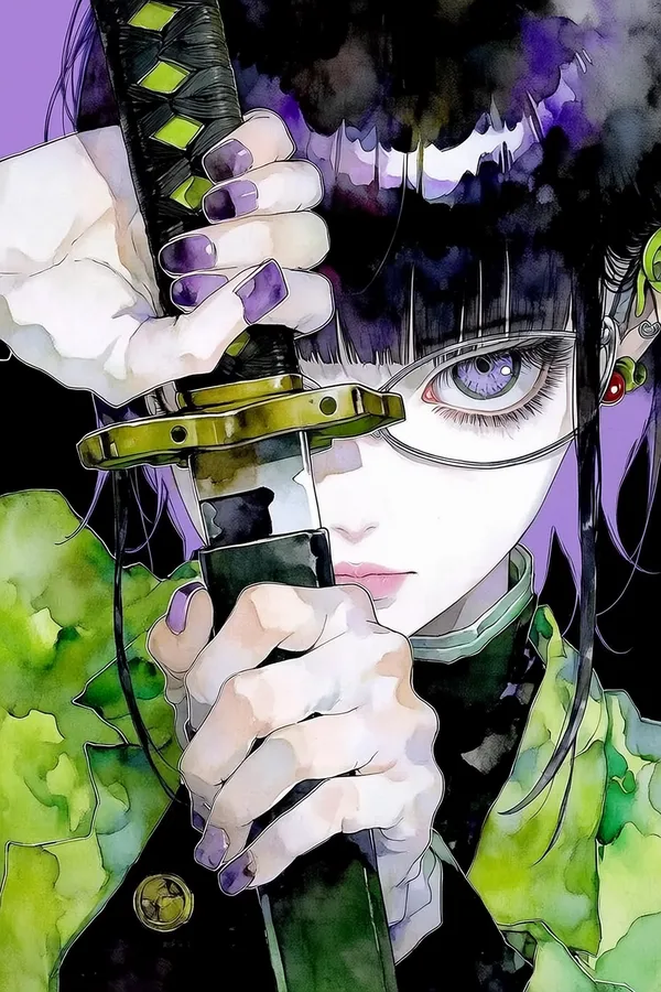 Illustration to portrait comparison