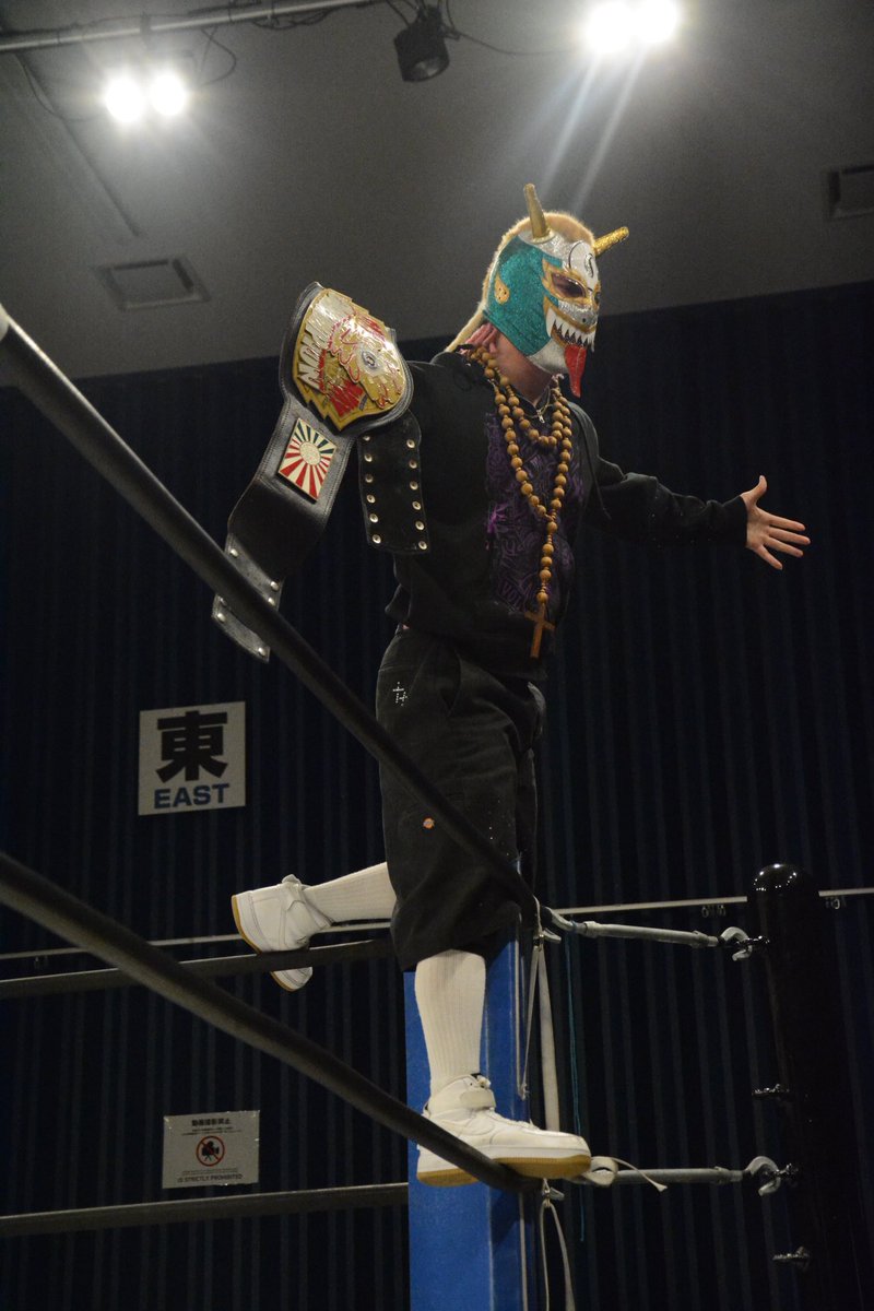 Bigitai2's tweet photo. 3/6
ZERO1インイタ大会
シングルマッチ15分1本勝負 朱鷺裕基 vs ヴァンヴェール・ジャック戦
#ヴァンヴェール・ジャック
 #pwzero1 https://t.co/R4ykN6ox1g