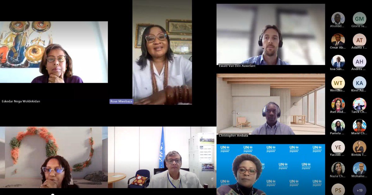 enega's tweet photo. Sincere appreciation to @UNEP and @RoseMwebaza for a fruitful collaboration and for sharing their expertise with UN Resident Coordinators across #Africa. Our fruitful exchanges reinforce why integrating strong #ClimateAction and environment lenses into Cooperation Frameworks is critical to tackling today’s interconnected development challenges.