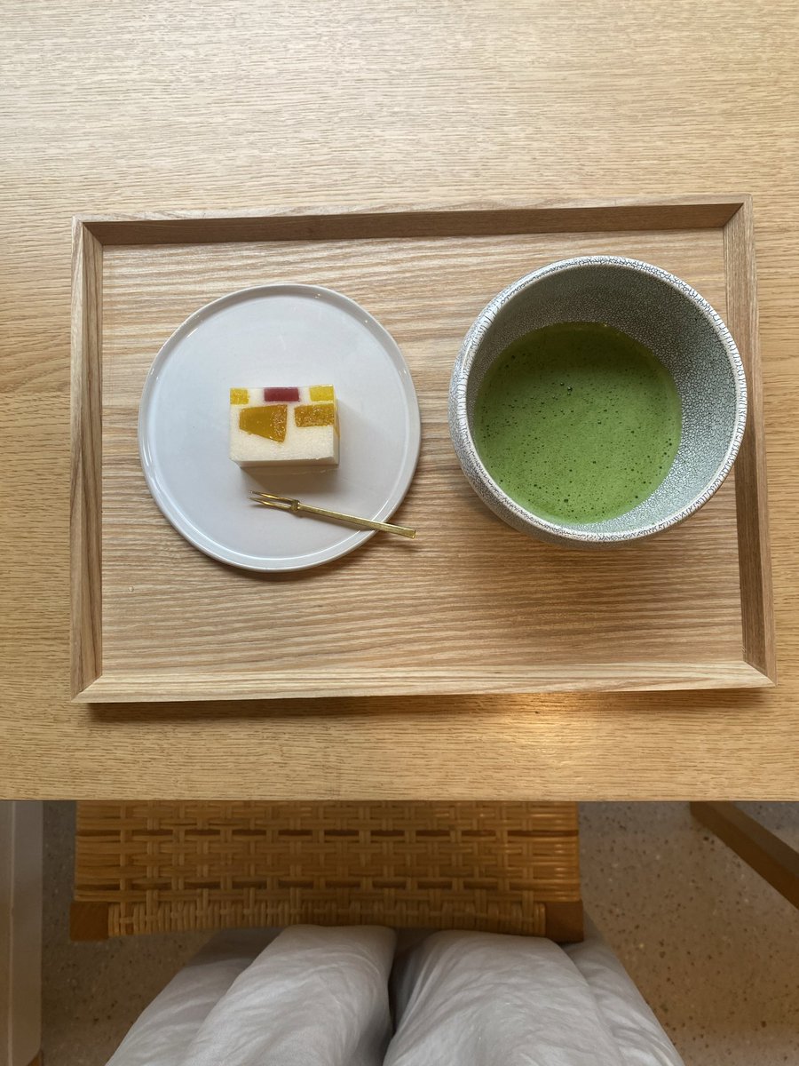 uchu_wagashi's tweet photo. 早速、番組をご覧になったお客さまが
ご来店くださっています。

番組で紹介された
抹茶とフルーツ羊羹のセットは、
喫茶コーナーで召し上がっていただけます。

ご来店お待ちしております。

⭐️3月11日（水）20時〜
京都画報
BS11でも放送されます。ぜひご覧ください。 https://t.co/d9rnKQIpKQ