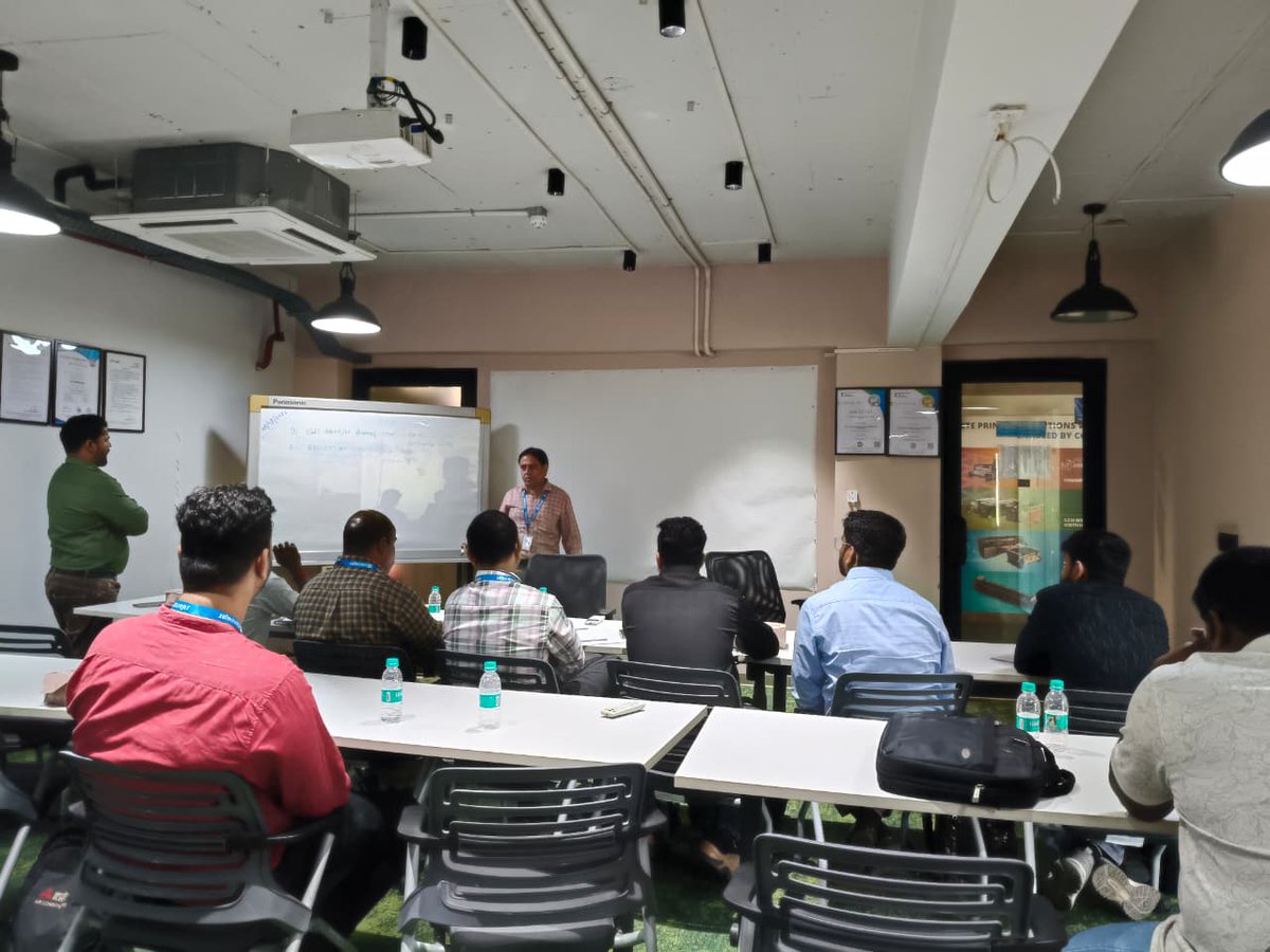 apsominfotexltd's tweet photo. @apsominfotexltd conducted a 𝐒𝐞𝐫𝐯𝐢𝐜𝐞 𝐄𝐧𝐠𝐢𝐧𝐞𝐞𝐫 𝐓𝐫𝐚𝐢𝐧𝐢𝐧𝐠  𝐏𝐫𝐨𝐠𝐫𝐚𝐦 for new joiners from 𝟐𝟑𝐫𝐝 𝐅𝐞𝐛𝐫𝐮𝐚𝐫𝐲 𝐭𝐨 𝟑𝐫𝐝 𝐌𝐚𝐫𝐜𝐡 𝟐𝟎𝟐𝟔 at the Noida, Sector 62 office.

#Apsom #Roland #ServiceTraining #PrintingTechnology https://t.co/gyREHEW8kh