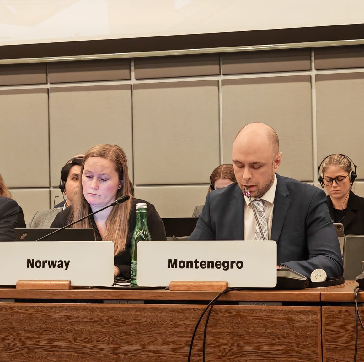 MNE_IO_Vienna's tweet photo. Under the agenda item marking the International Women’s Day at the #OSCEPC, Amb. Radulović highlighted that gender equality is a fundamental human right and a cornerstone of just, inclusive and prosperous societies.
📍Montenegro remains firmly committed to advancing gender equality as a key priority, in line with Constitution's guaranteed values, diversity & respect for human dignity.