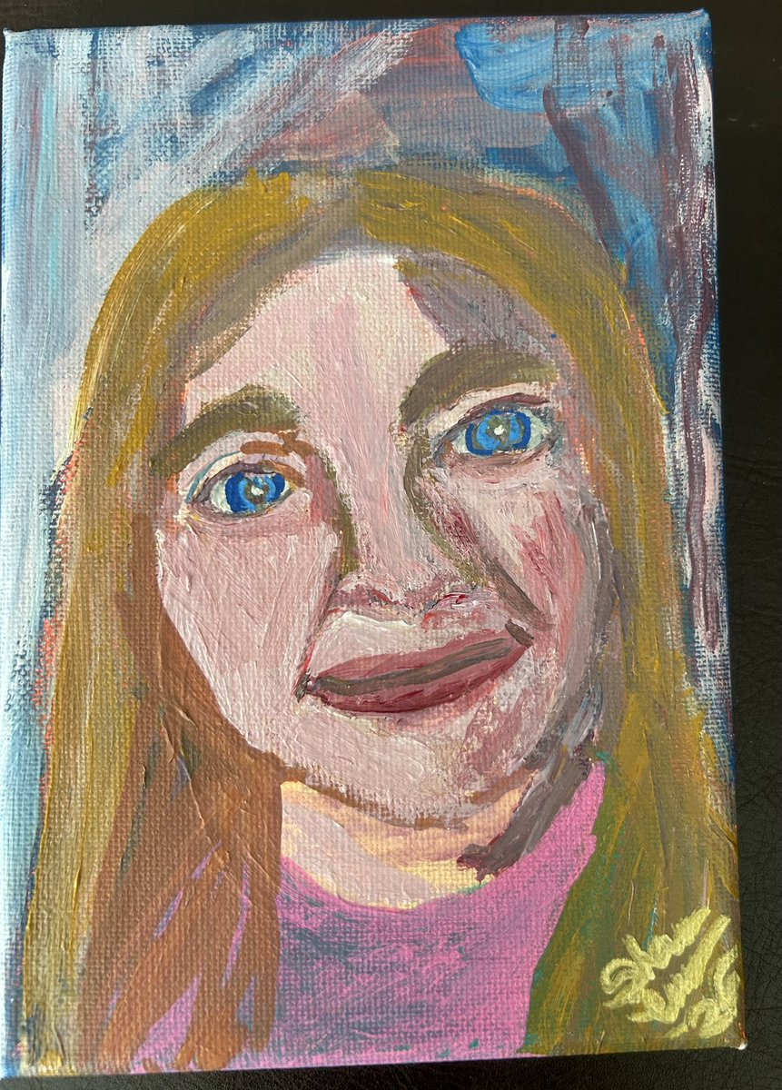 I updated a painting today, usimg acyrilic
Markers