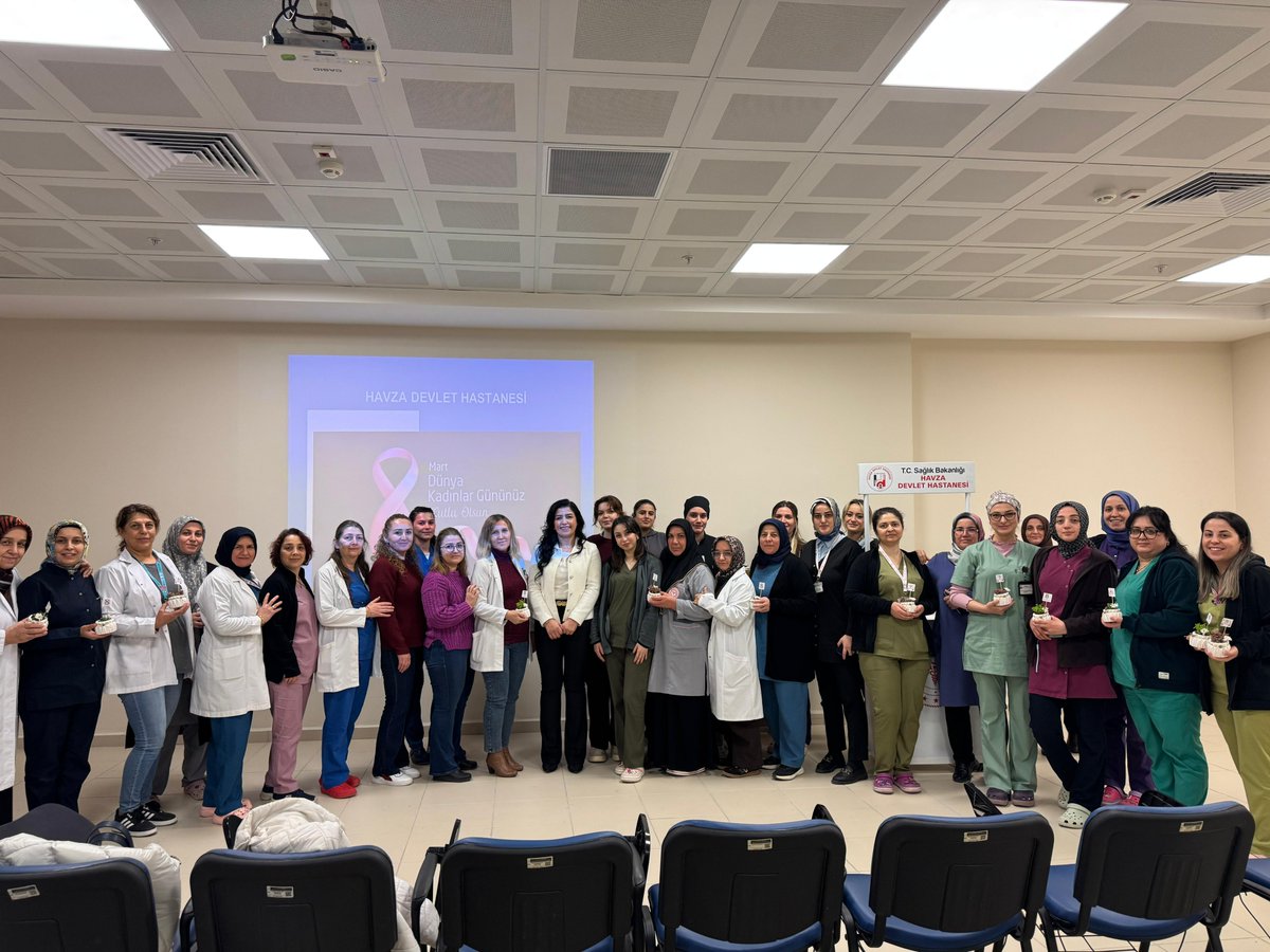 Havzadh's tweet photo. 8 Mart Dünya Kadınlar Günü Sebebi İle Hastanemiz Kadın Doğum Doktorumuz İlknur Çınar DURA tarafından personelimize Eğitim verilmiştir. https://t.co/6hdafCUPmA